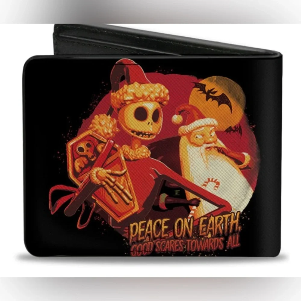 Disney’s The Nightmare Before‎ Christmas Jack Skellington Peace on Earth wallet